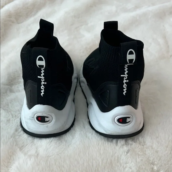 Champion Black and White Knit Sneakers - Picture 3 of 3